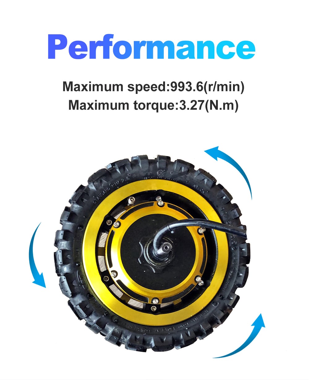 11 inch hub motor details