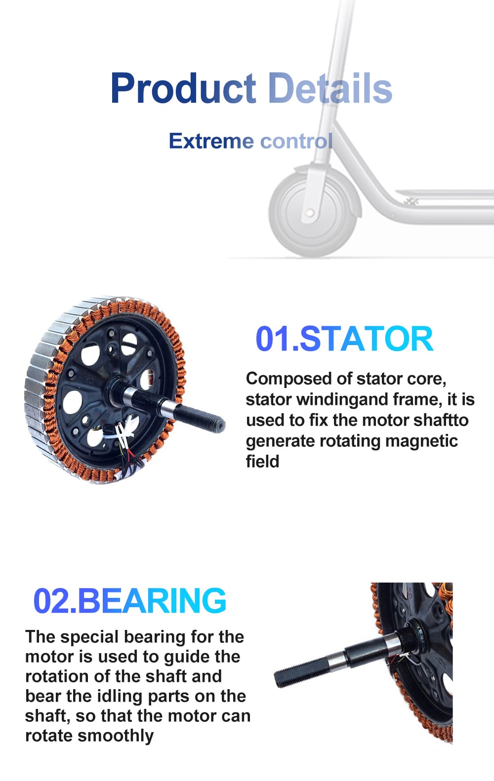 10 inch geard hub motor details