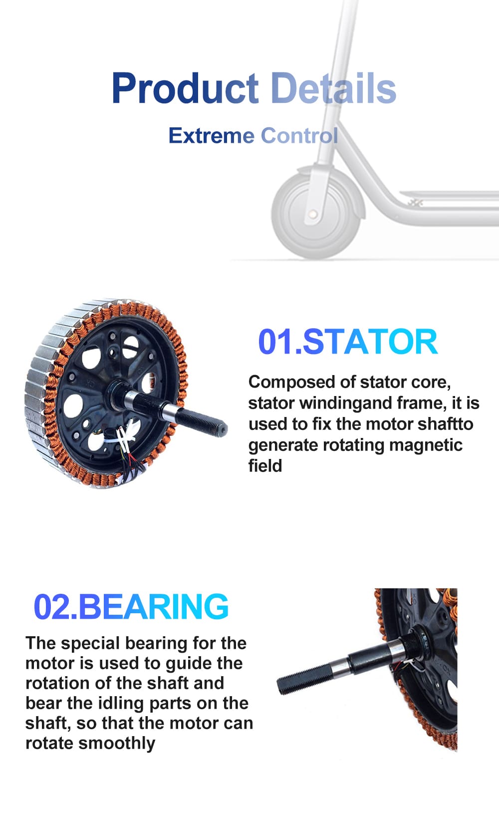11 inch hub motor details