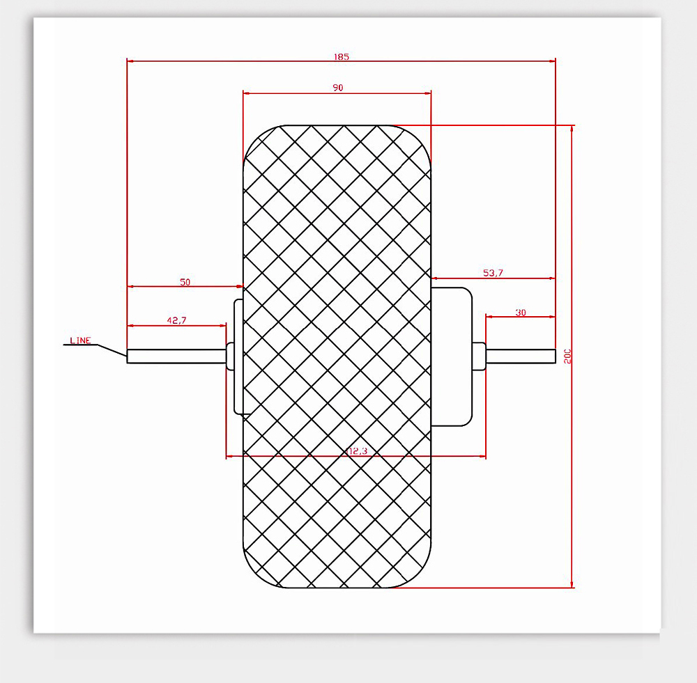 8 inch geard hub motor parameters 