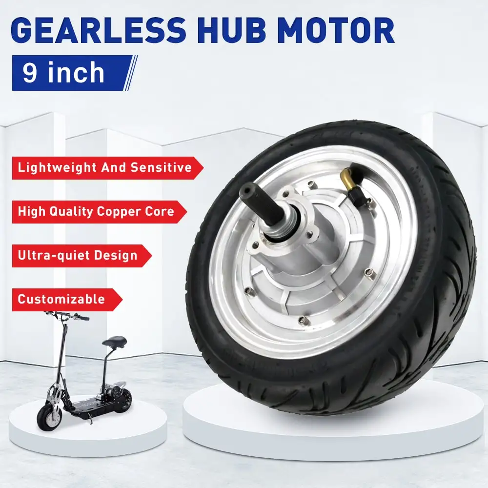 9 inch gearless hub motor
