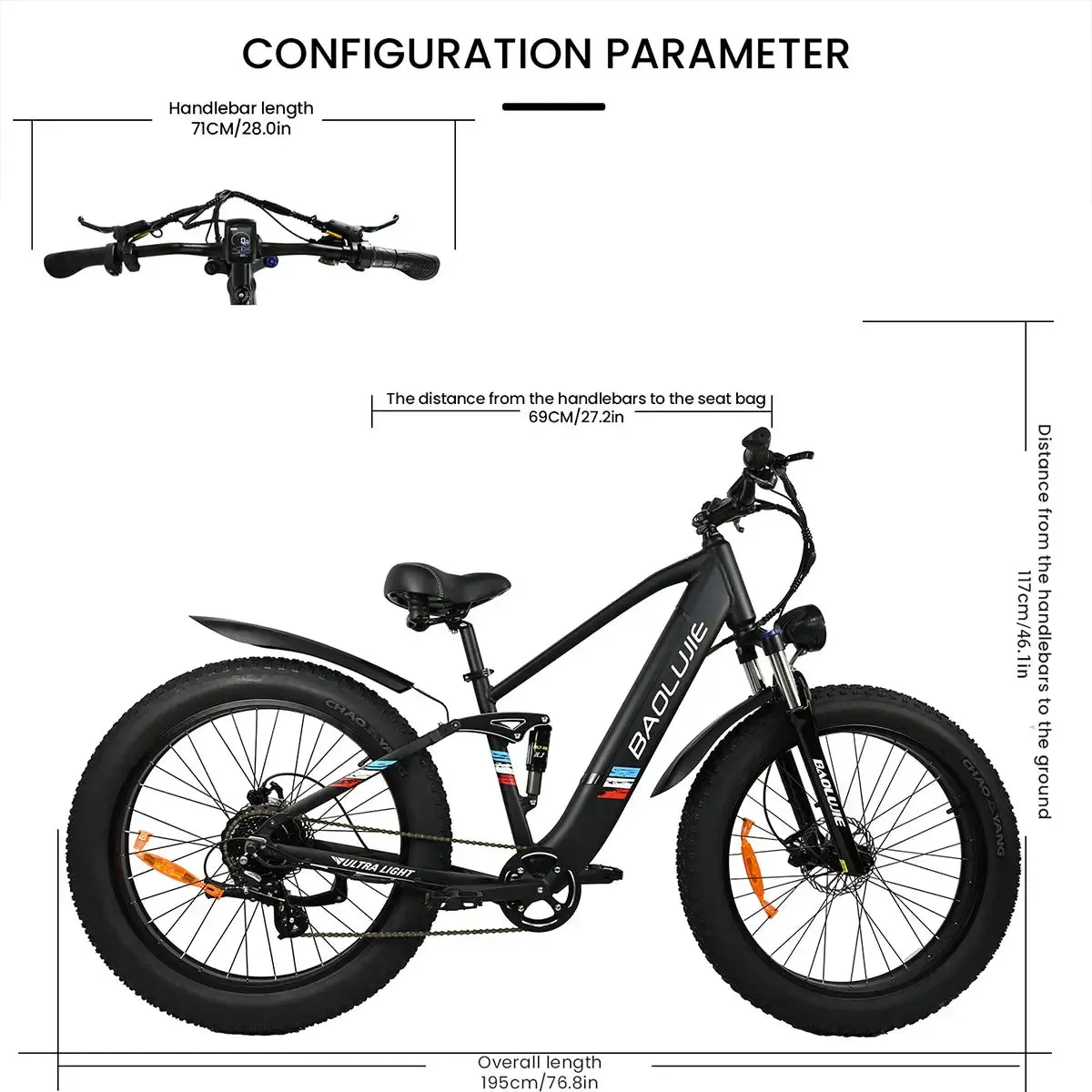 48V 12AH 500W Range 35km Max Speed 35KM/H Electric Bike