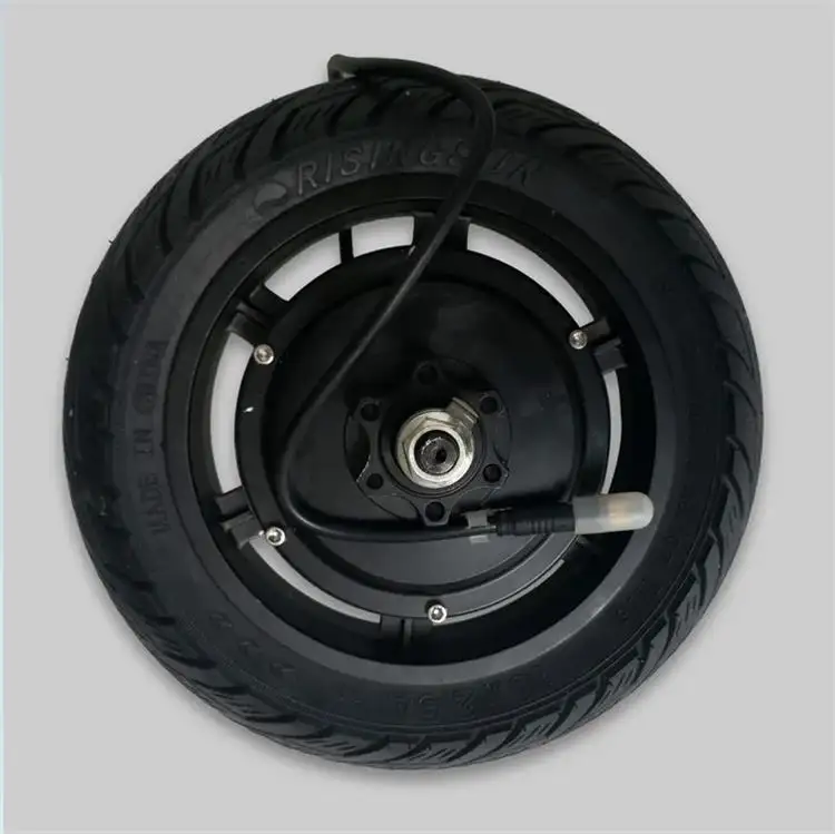 10inch 24v 36v 250w 350w solid tire hub motor with waterproof plug