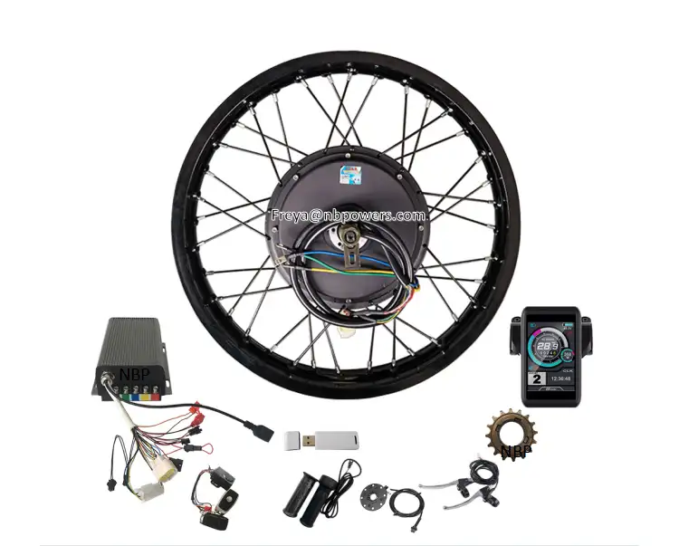 110kmh electric bike conversion kit 72V 5000w hub motor