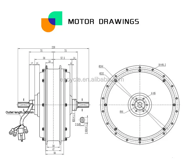 5000W hub motor wheel powerful electric motorcycle 5KW enduro bike motor