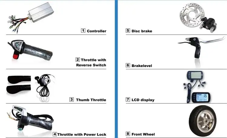 electric motorcycle brushless hub motor 8 inch electric scooter